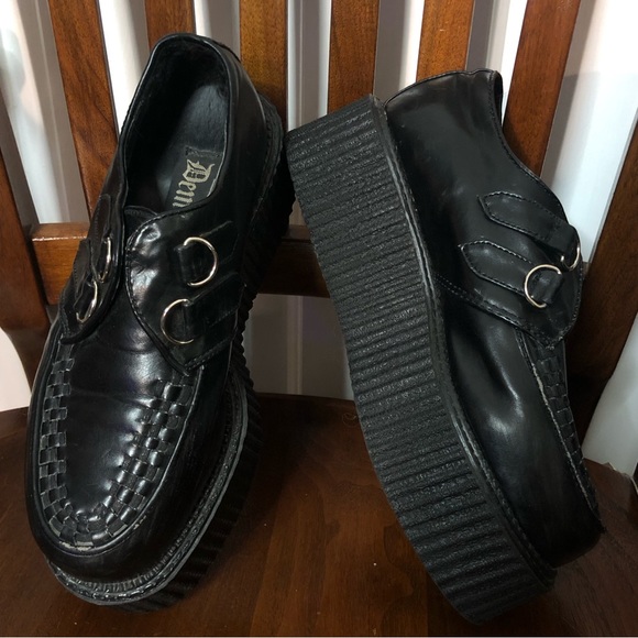 Black Demonia Platform Creepers 402s - Picture 1 of 7